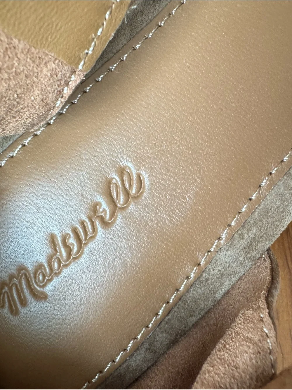 NWT Madewell Women's Suede Fisherman Sandals Chestnut Brown size 8 (fits best 9)